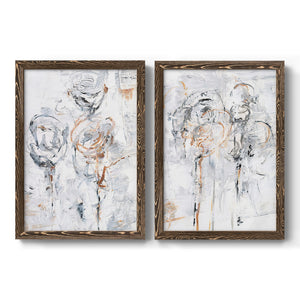 Spring Wildflowers I - Premium Framed Canvas 2 Piece Set - Ready to Hang