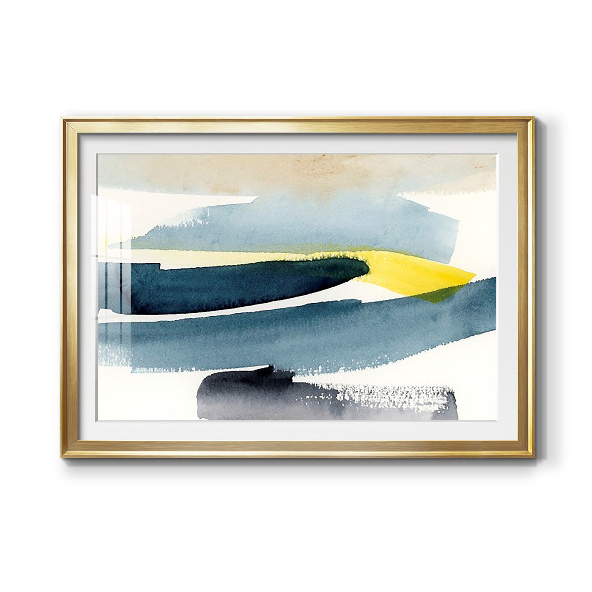 Peeking Sunshine II - Modern Framed Art Print