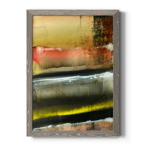 Desert Night I - Premium Canvas Framed in Barnwood - Ready to Hang
