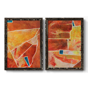 Primary Connection III - Barnwood Framed Canvas Set