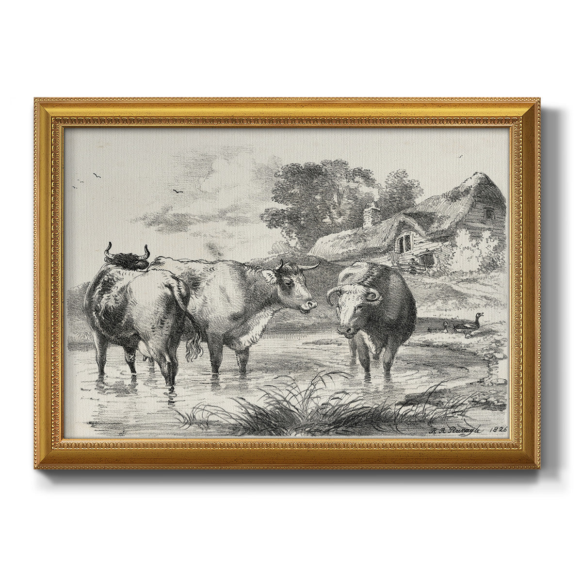 Rural Charms I Premium Framed Canvas- Ready to Hang