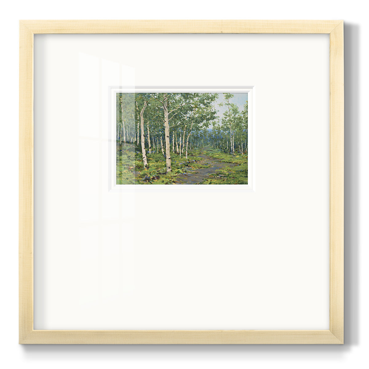 In the Forest- Premium Framed Print Double Matboard