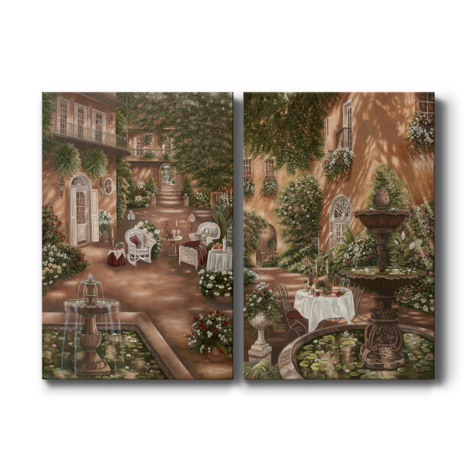 Evening Cocktails I - Canvas Art Set