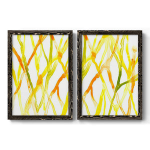 Runnel III - Barnwood Framed Canvas Set