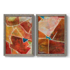 Primary Connection VII - Barnwood Framed Canvas Set