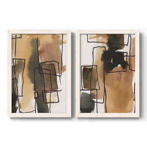 Retro Vibe III - Barnwood Framed Canvas Set