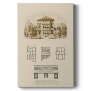 Estate and Plan I - Canvas Art Print
