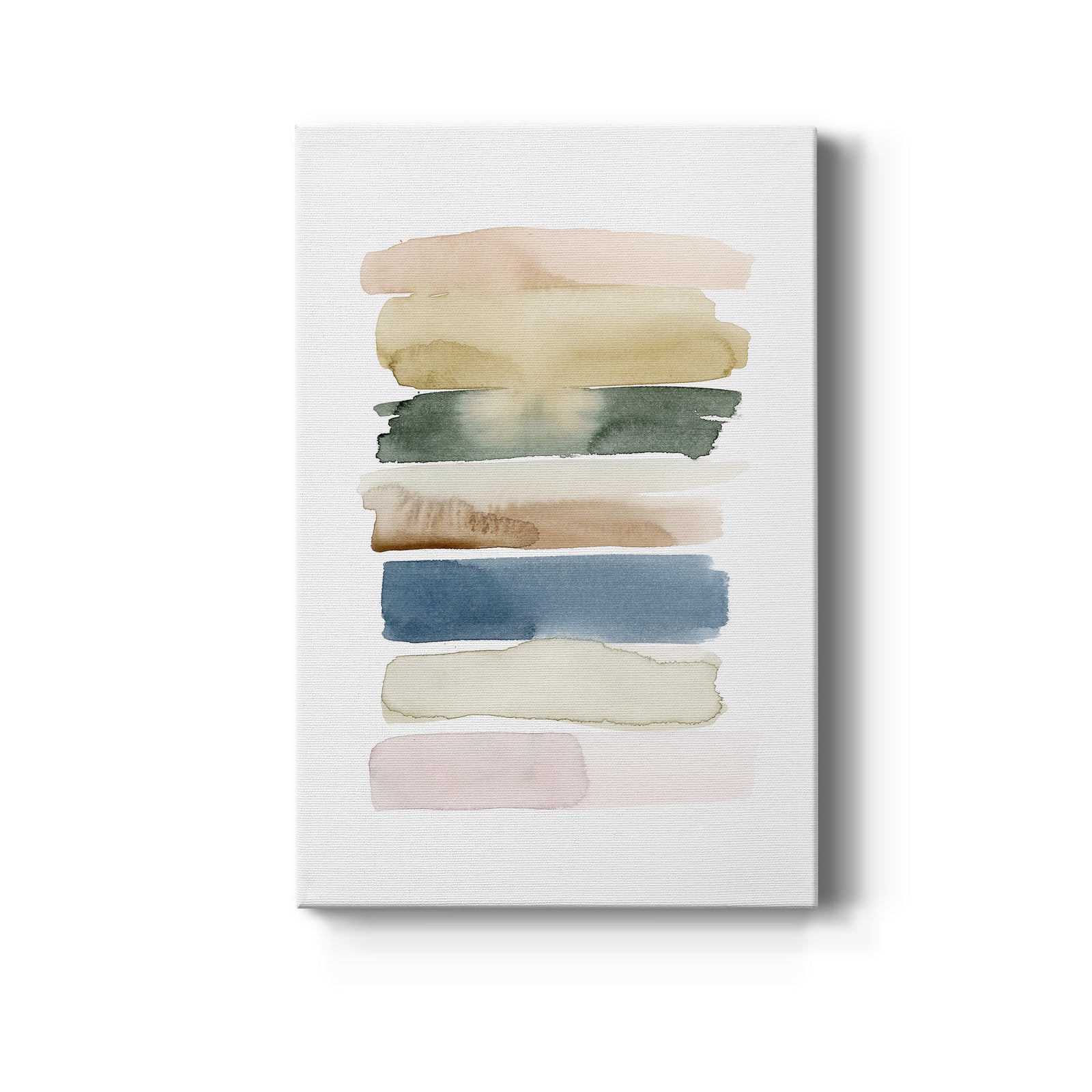 Faint Swatches II - Canvas Art Print