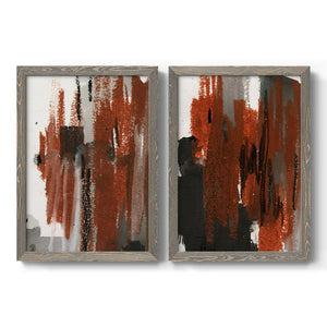 Loft Pastel V - Barnwood Framed Canvas Set