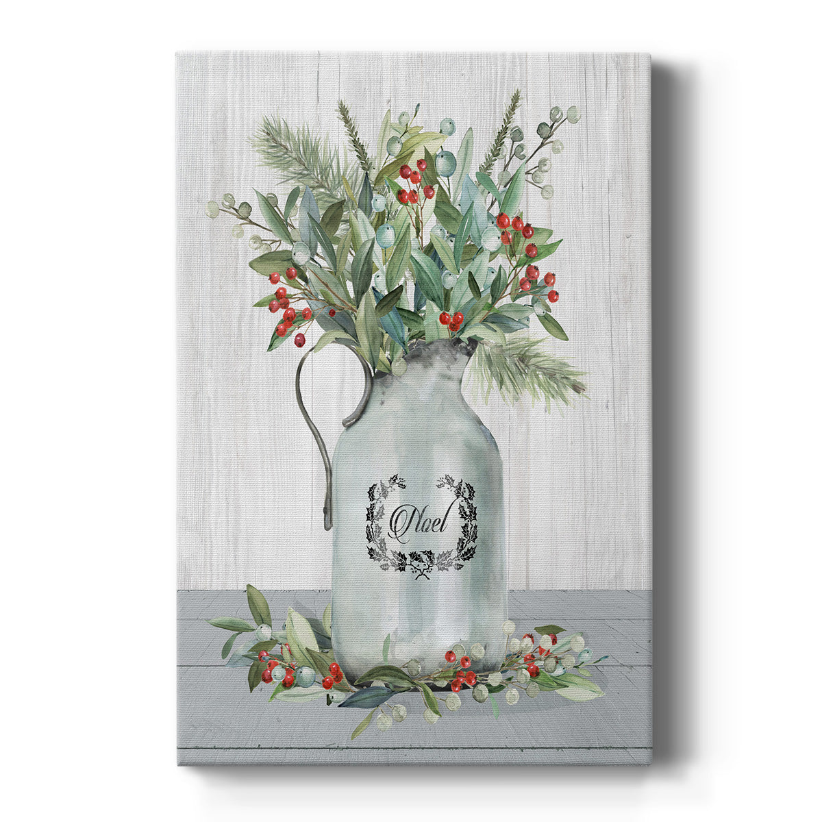 Farmhouse Christmas Noel - Canvas Art Print