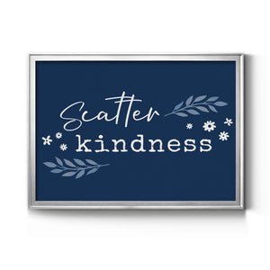 Kindness - Modern Framed Canvas Print