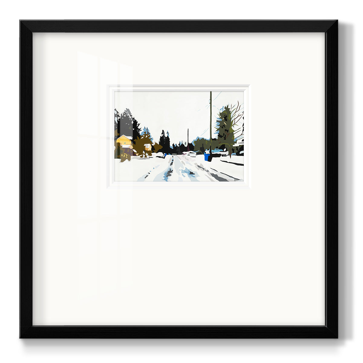 Winterhood Premium Framed Print Double Matboard