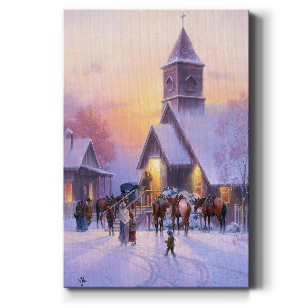 Sunday Service Premium Gallery Wrapped Canvas - Ready to Hang