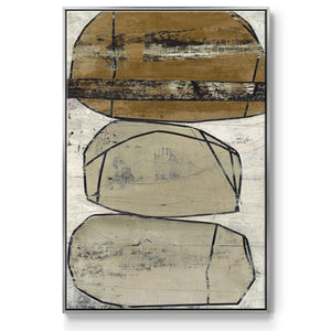 Dim Sum I - Framed Premium Gallery Wrapped Canvas L Frame - Ready to Hang