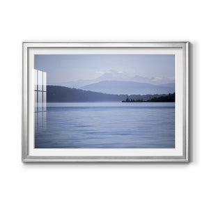 Blue Serenity - Modern Framed Art Print