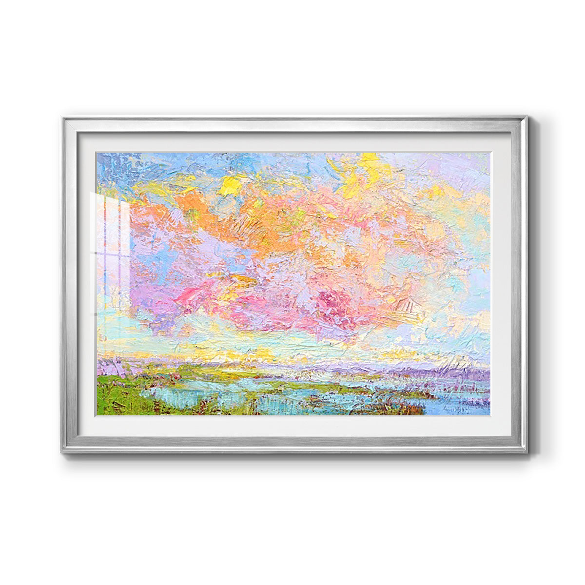 On a Summer's Eve Premium Framed Print - Ready to Hang