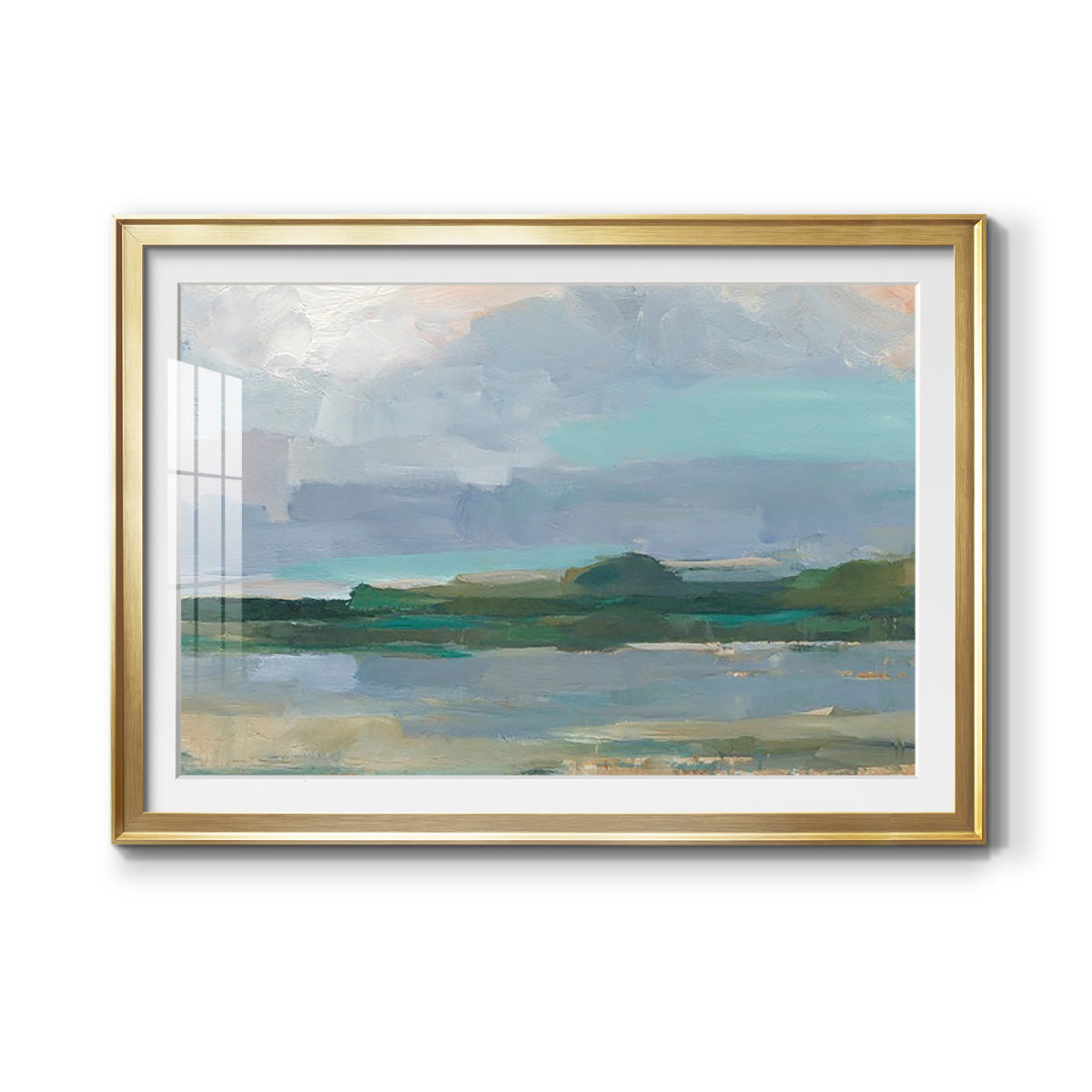 Twilight Vista Study I - Modern Framed Art Print