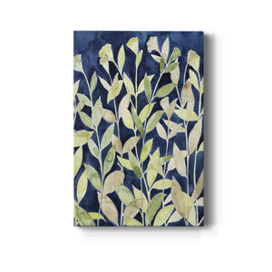 Indigo Blooming Night I - Canvas Art Print