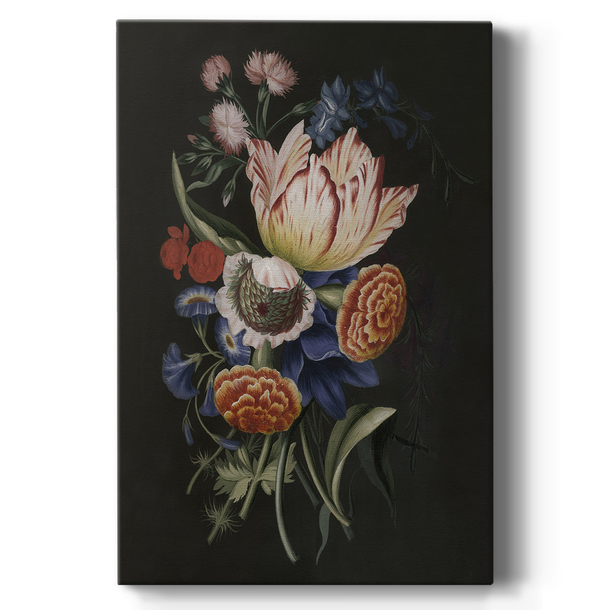Dramatic Bouquet II - Canvas Art Print
