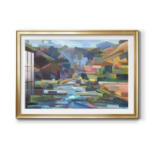 Pieces of Yakima Canyon Premium Framed Print - Ready to Hang
