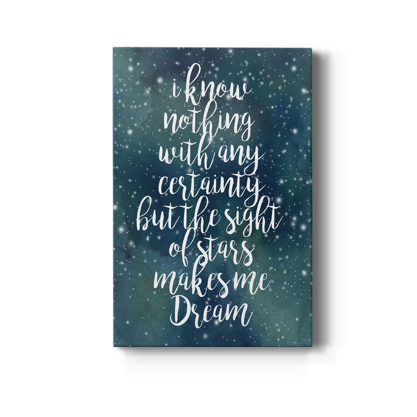 Galaxy Quote II - Canvas Art Print
