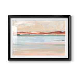 Sienna Horizon II - Modern Framed Art Print