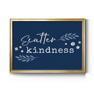 Kindness - Modern Framed Canvas Print