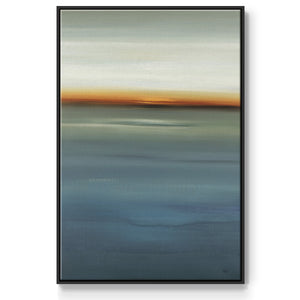 Beside the Blue I - Framed Premium Gallery Wrapped Canvas L Frame - Ready to Hang