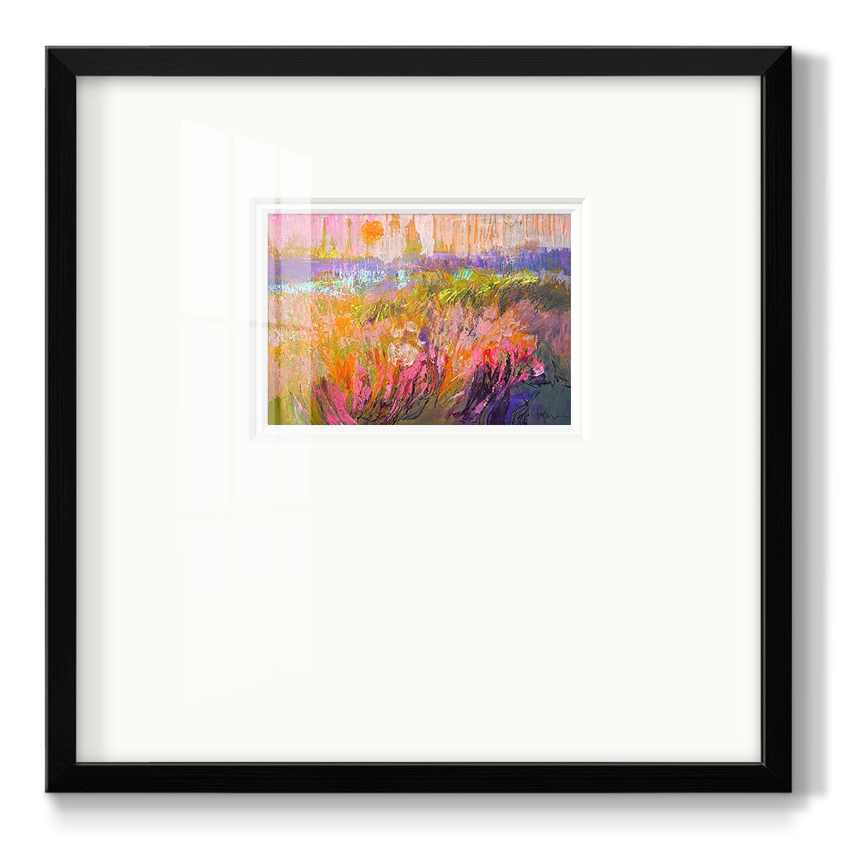 Among the Green Pastures VI Premium Framed Print Double Matboard