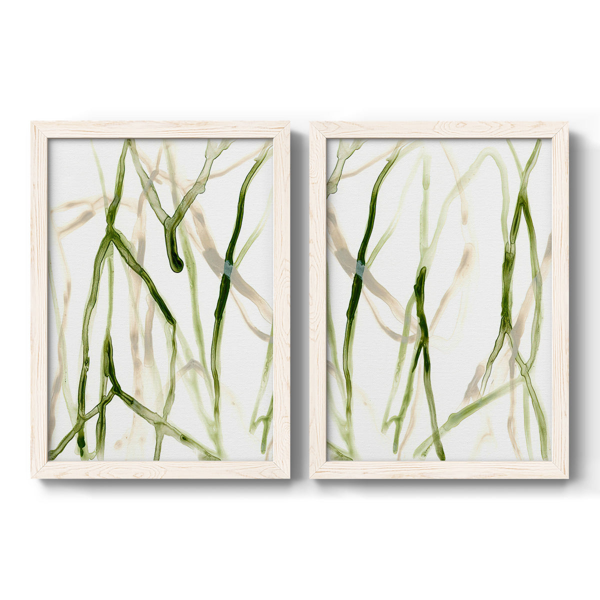 Runnel VII - Premium Framed Canvas 2 Piece Set - Ready to Hang