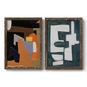 The Olive Press Rooom - Barnwood Framed Canvas Set