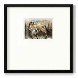 Lodge Twilight I Premium Framed Print Double Matboard