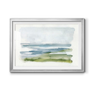 Coastline Splash I - Modern Framed Art Print