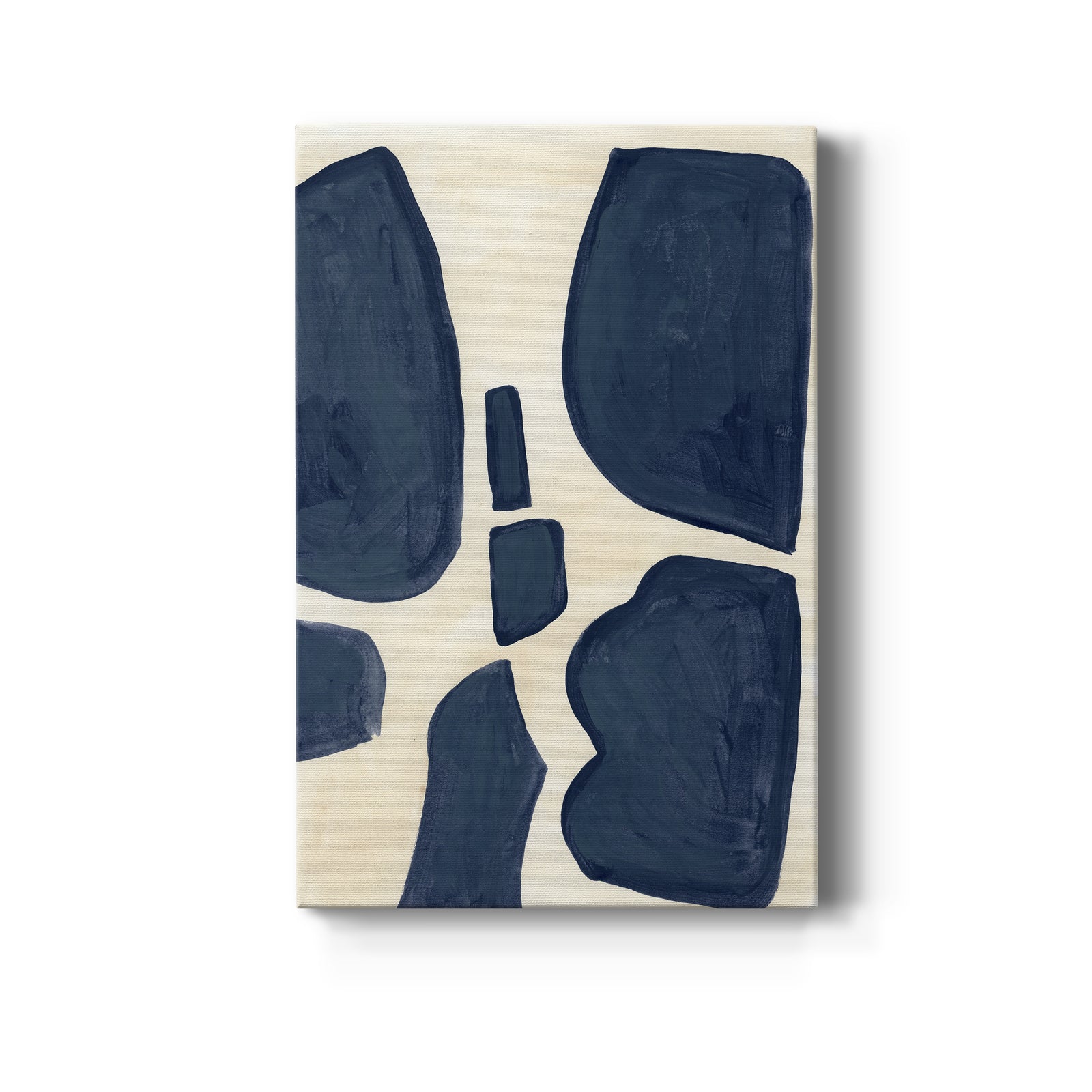 Blue Pieces II - Canvas Art Print