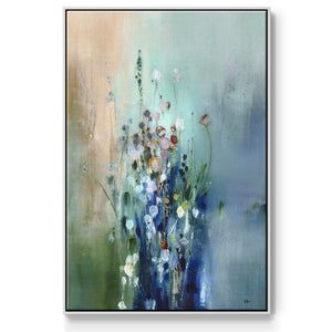Current Air II - Framed Premium Gallery Wrapped Canvas L Frame - Ready to Hang