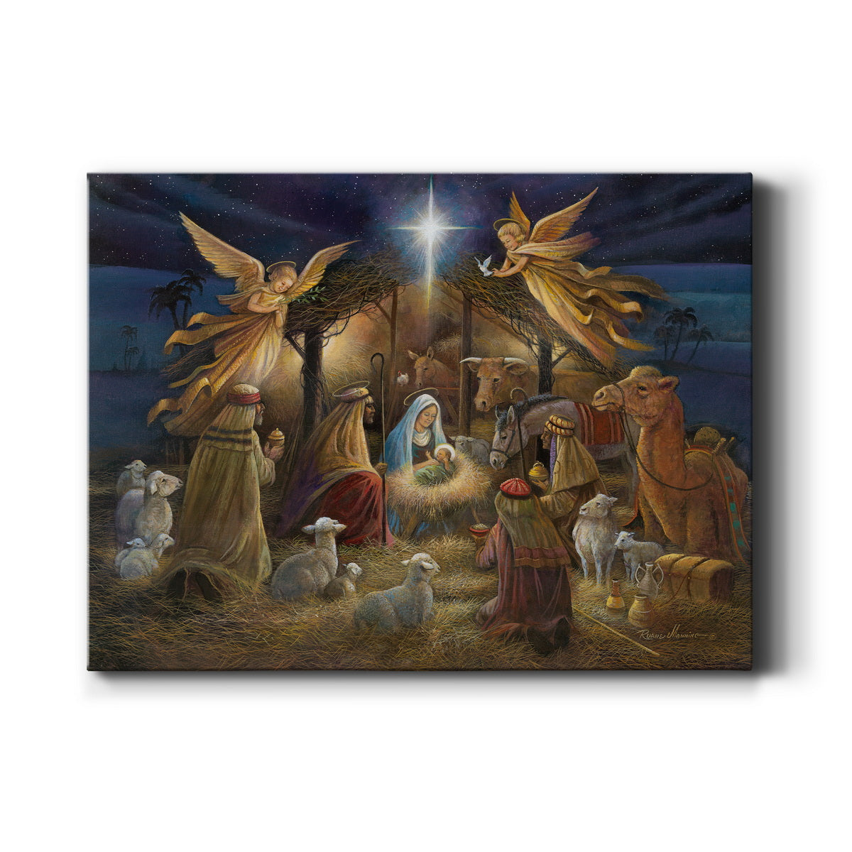 Nativity - Premium Gallery Wrapped Canvas  - Ready to Hang