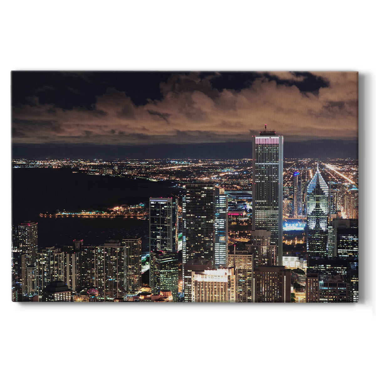 Chicago Aerial V - Canvas Art Print
