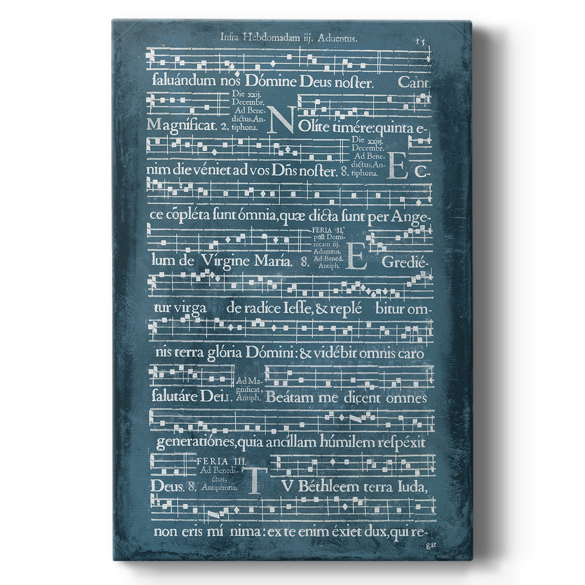 Graphic Songbook II - Canvas Art Print