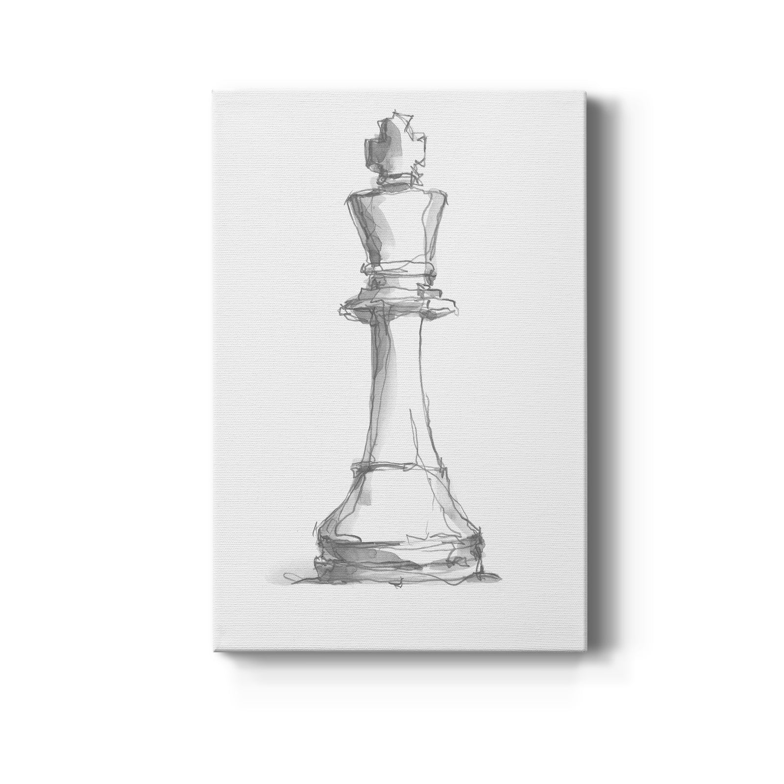 Chess Piece Study II - Canvas Art Print