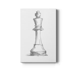 Chess Piece Study II Premium Gallery Wrapped Canvas - Ready to Hang