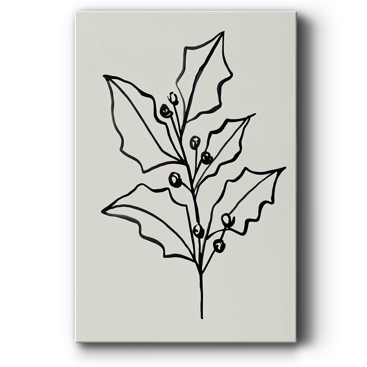 Evergreen Ink I - Canvas Art Print