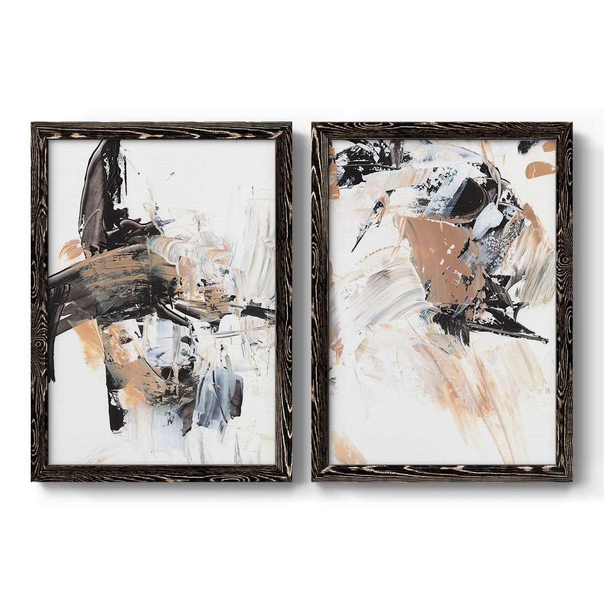 Ruckus I - Premium Framed Canvas 2 Piece Set - Ready to Hang