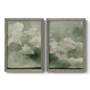 Coming Rain I - Barnwood Framed Canvas Set