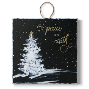 Peace on Earth Tree, Handmade Ornament