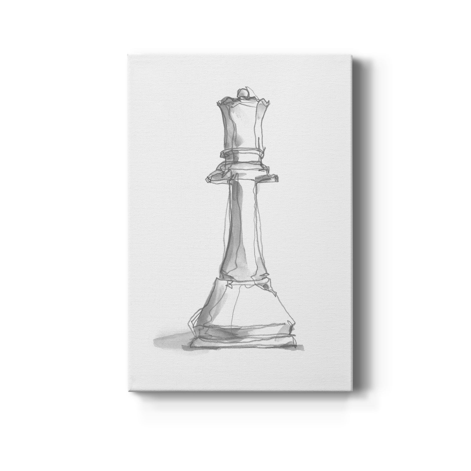 Chess Piece Study III - Canvas Art Print