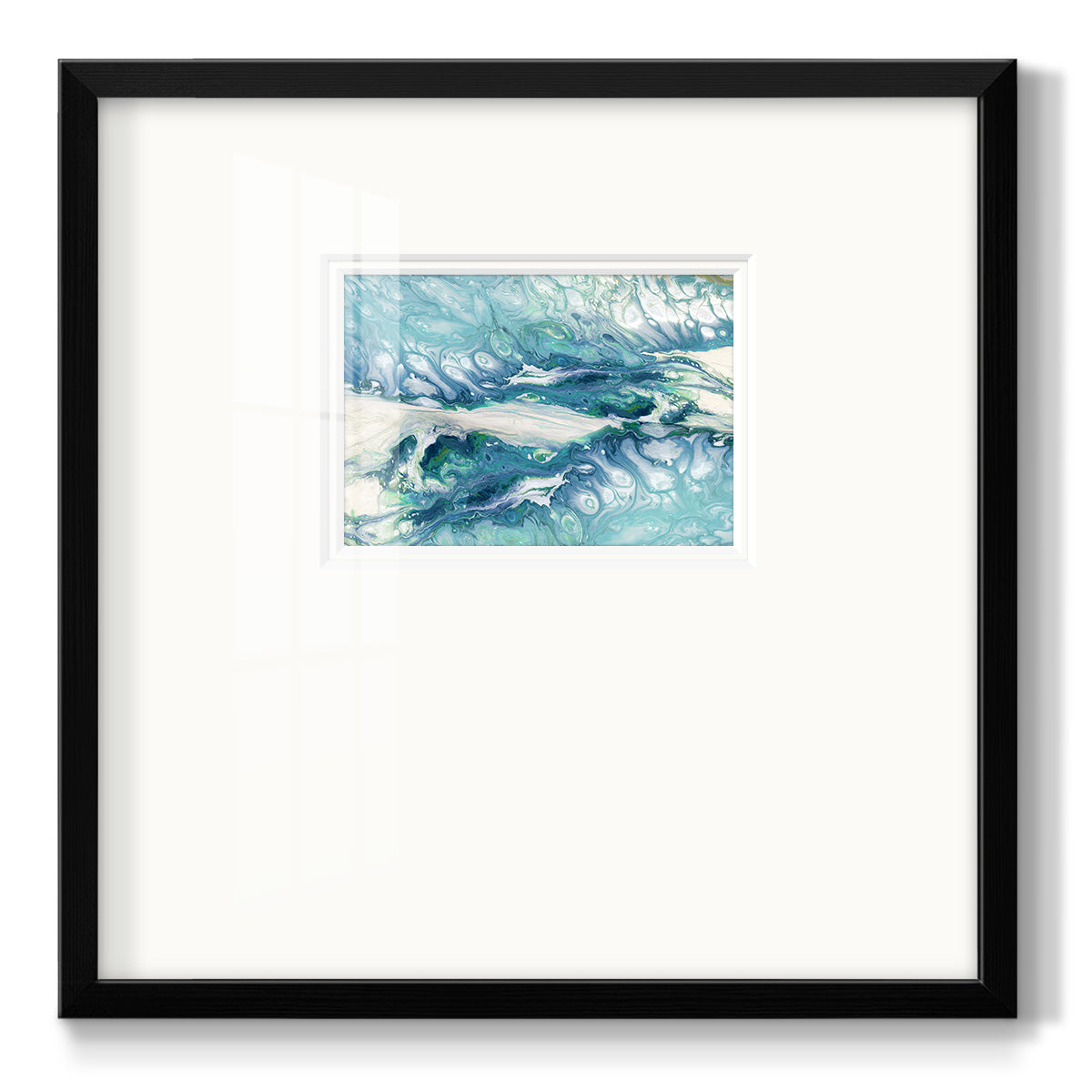 Marble Montage Premium Framed Print Double Matboard