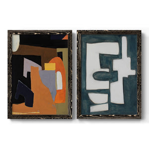 The Olive Press Rooom - Barnwood Framed Canvas Set