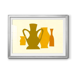 Posing Pottery I - Modern Framed Art Print
