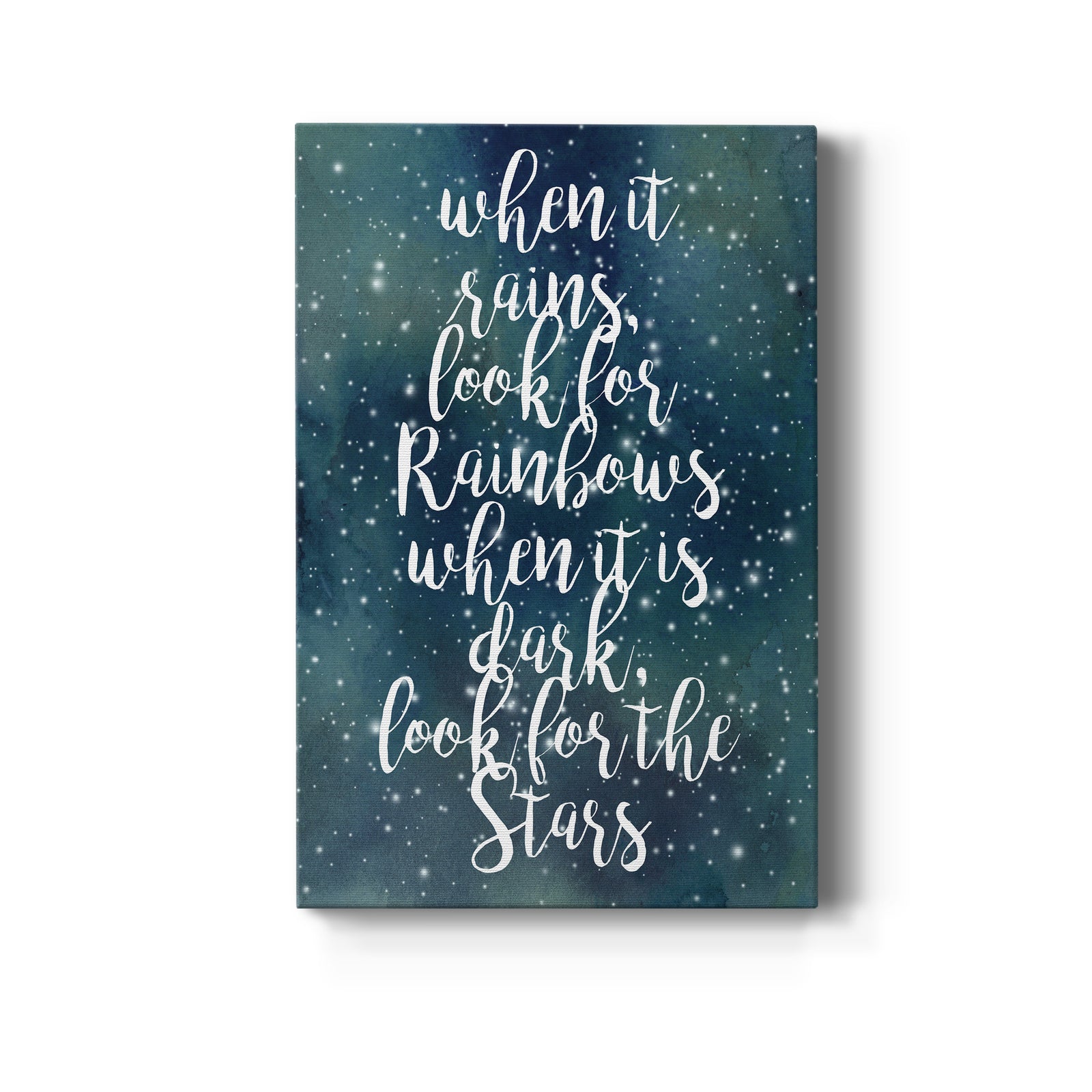 Galaxy Quote I - Canvas Art Print