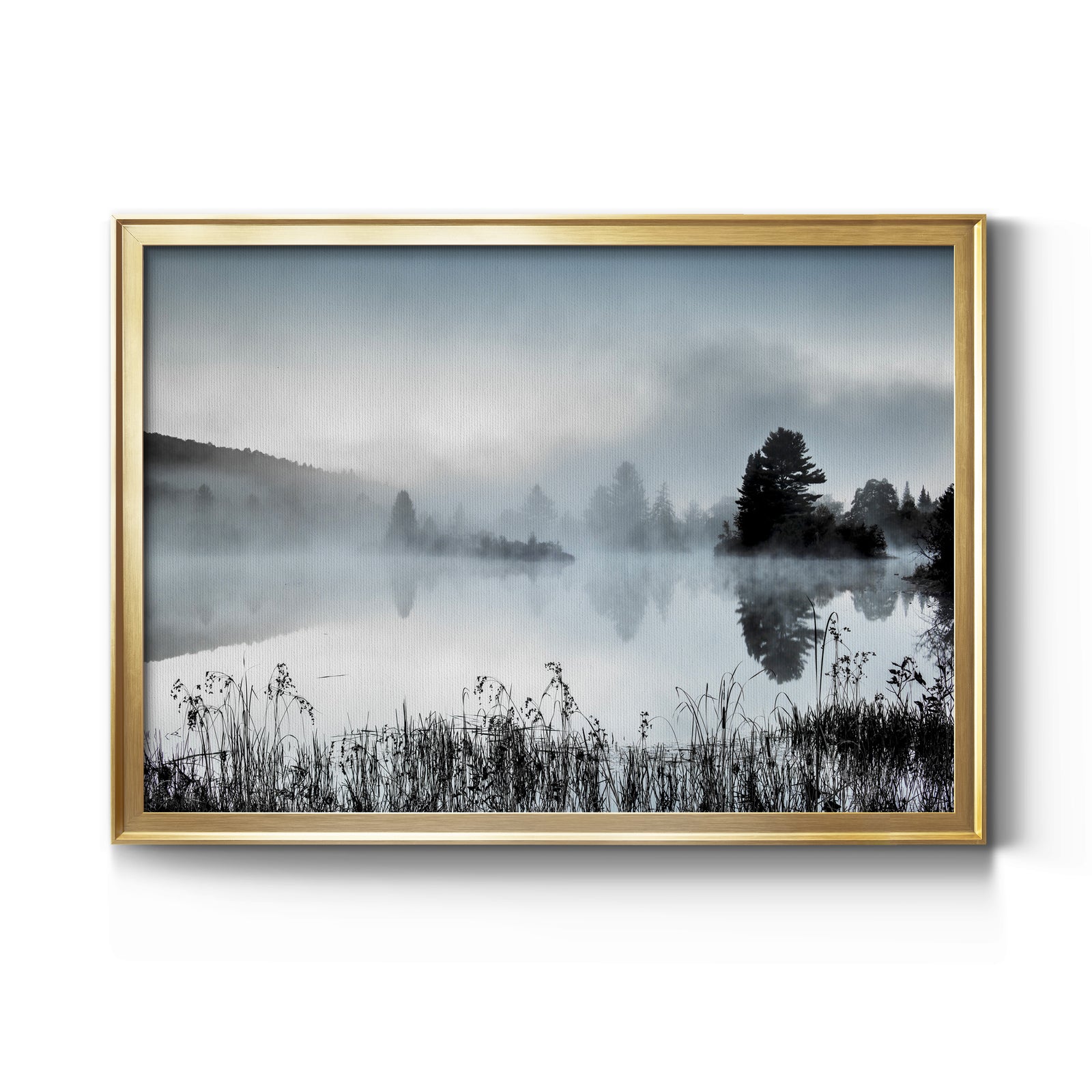 Streeter Pond - Modern Framed Canvas Print